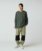 Snow Peak MofM Satoyama Long Sleeve Cut and Sew Long Sleeve for Men and Size M Green T-Shirt MM4510-TS01 T-Shirt Women,