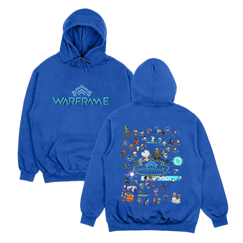 Warframe Premium Anniversary Hoodies Fashion High Street Loose Sweatshirts Long Sleeve Women Men Pullover Comic Casual Tops
