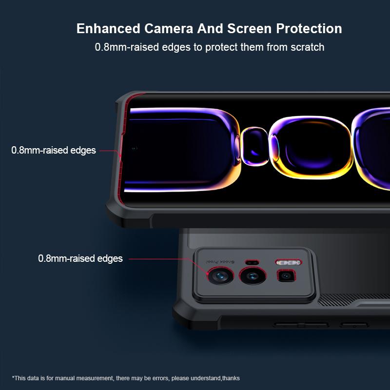 XUNDD Phone Case for Xiaomi Redmi K60 5G/K60 Pro 5G/Poco F5 Pro 5G TPU+Acrylic Shockproof Cover