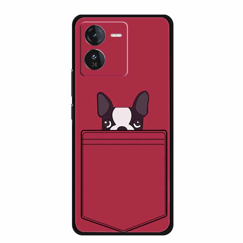 

3D Emboss Case For Vivo iQOO Z9 x Phone Case Shockproof Black Silicone Soft Back Cover For Vivo iQOO Z9x Y37 Pro Case Z 9 x Capa Vivo Y37 Pro
