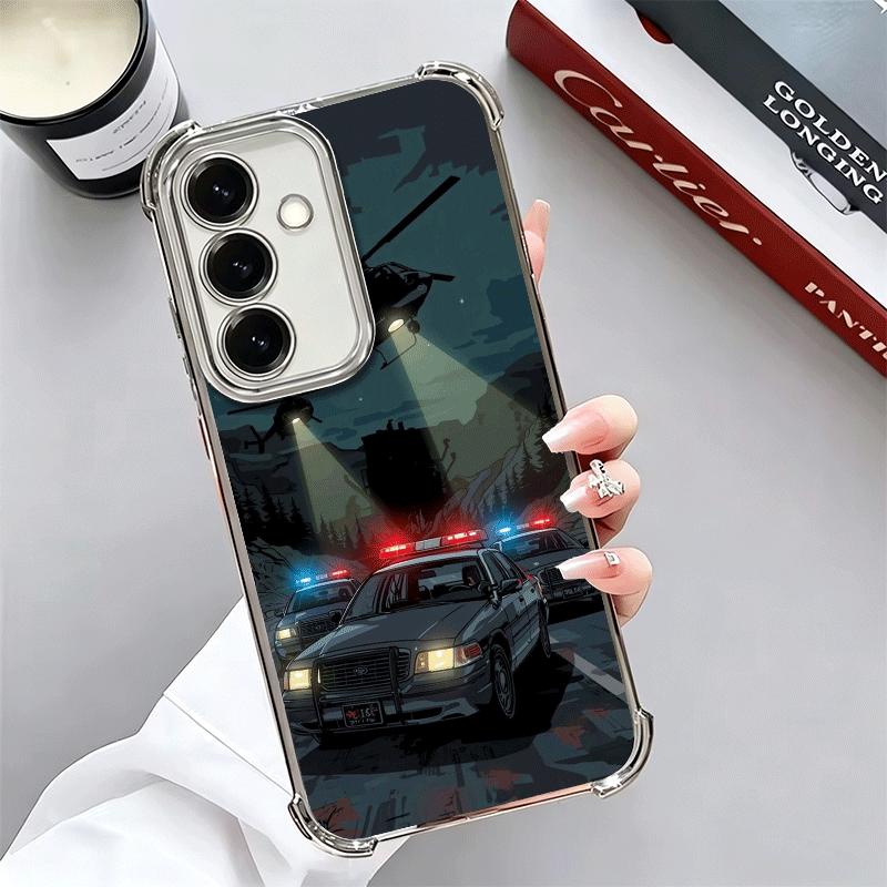 Police FBI ID Card Swat Soft Phone Case For Samsung A17 A27 A07 A37 A57 A16 A56 A15 A55 A14 A54 A13 A53 A26 A36 A25 A35 A24 A34