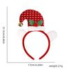Christmas Headband Xmas Elk Horn Bell Sequin Christmas Hair Band Happy New Year Photo Props Merry Christmas Decor Gifts for Kids