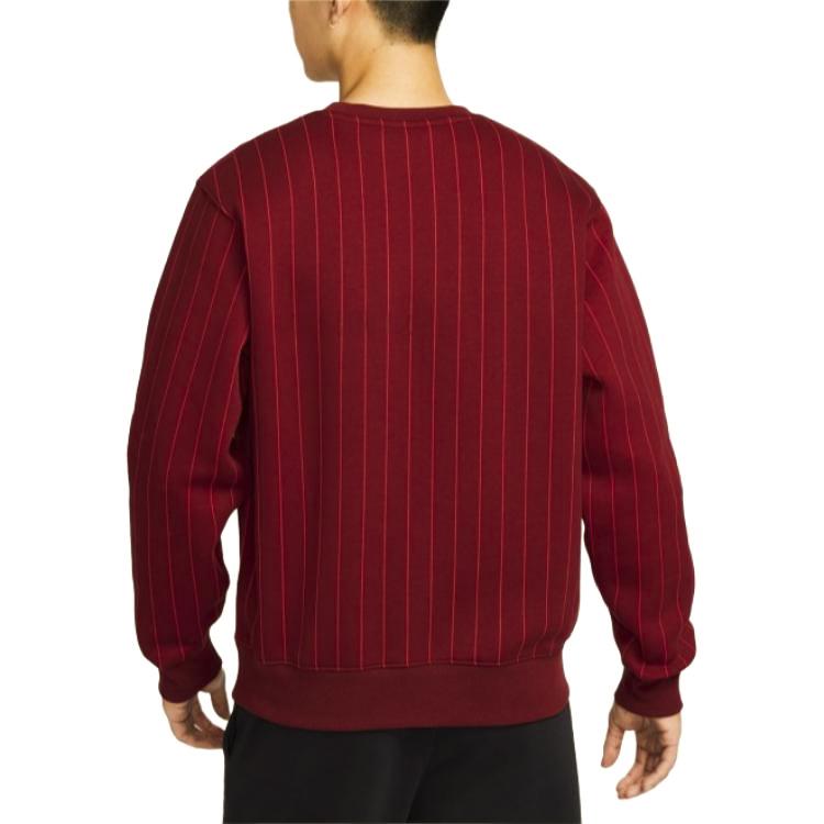 New Nike SportswearClub SS25 Sweatshirt Men's Red HJ2158-677