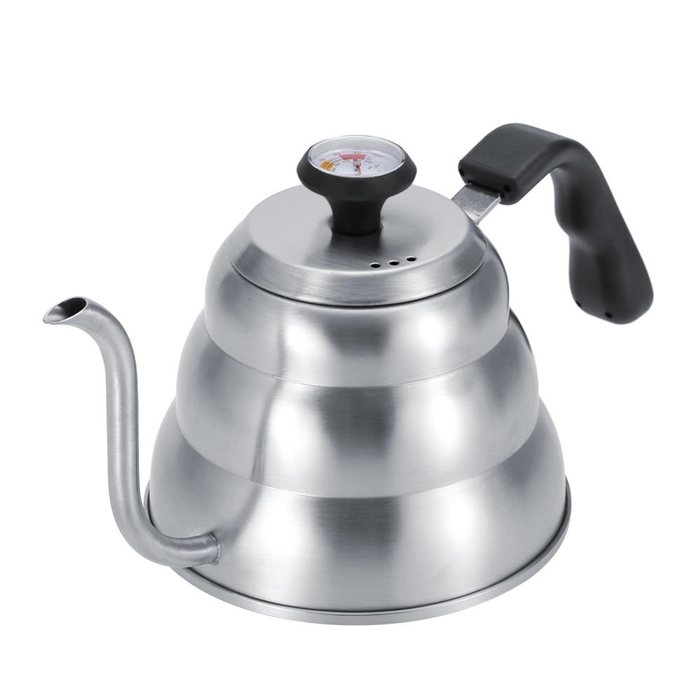 Gooseneck Spout Tea Pot Stainless Steel Coffee Kettle Gooseneck Coffee Kettle  Coffee Brewing