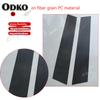 For Toyota Prius 2016 2017 2018     Car Pillar Posts Door Window Trim Cover Panel Stickers Styling