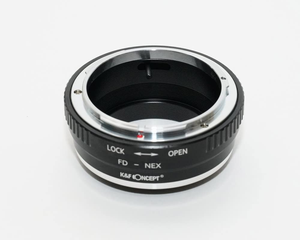 CONCEPTS Adaptateur monture CANON FD vers monture NEX E avec chiffon d'objectif K&F - fd-nex (KFNEX)
