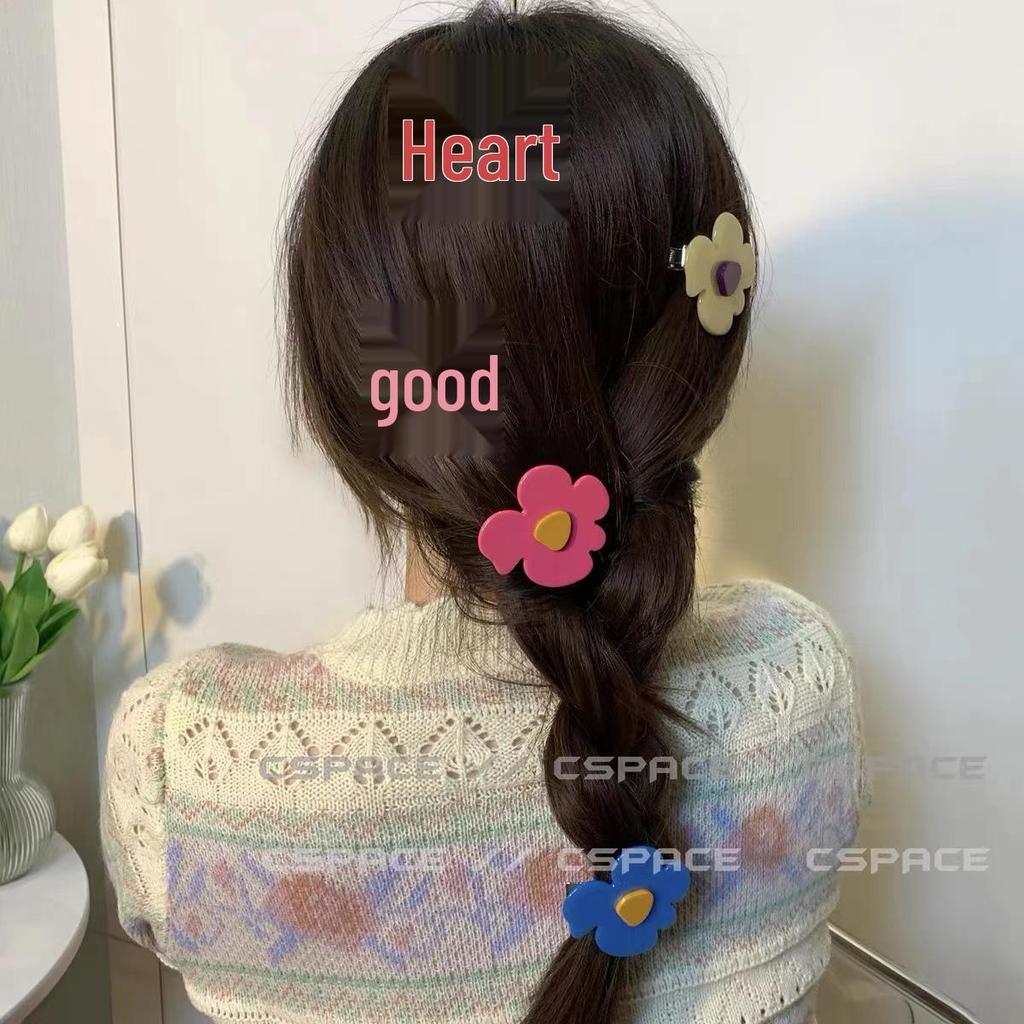 Women's Cute Summer Flower Hair Clips - Duckbill and Fringed Bangs Style