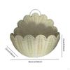 Woven Basket Hanging Storage Organizer Faux Rattan Decorative Wall Mounted Bin Fruit