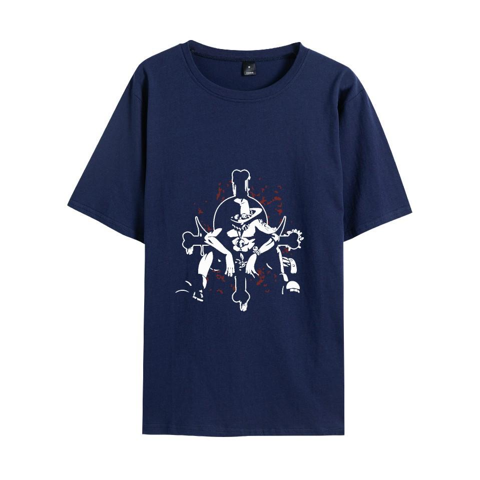 ONE PIECE Anime Print T Shirt for Men Fashion Clothing Short Sleeve O-neck Tops Oversized T-shirts