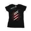 Womens/Ladies Spider-Man Logo Stripes Cotton T-Shirt