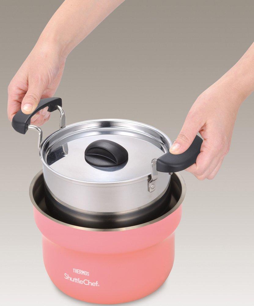 THERMOS Vacuum Insulated Cooker Shuttle Chef 1.6L Peach KBF-1600 PCH