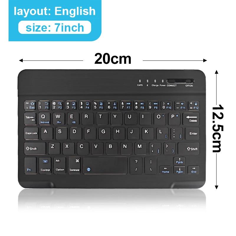 Bluetooth Keyboard Mini Keyboard 200mAh Rechargeable Silent Keyboard Wireless Gaming Keyboard for Laptop Tablet Mac OS Windows