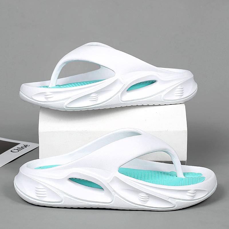 Men's Slippers Massaging the Feet Flip-flops Thick Bottom Unisex Soft EVA Nonslip Home Slippers for Women Men Summer Beach Shoes