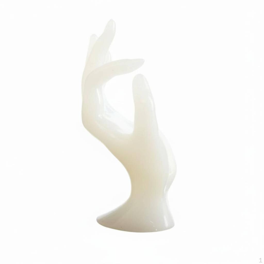 OK Gesture Band Display Stylish Design Jewelry Stable Base Hand Shaped