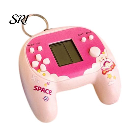 Klassischer Schlüsselanhänger Mini-Handheld-Spiel Retro-Joystick-Spielzeuganhänger für Taschen Vintage-inspirierte Rucksäcke Kreatives Elektronisches Gadget Neuheitengeschenk Kinder