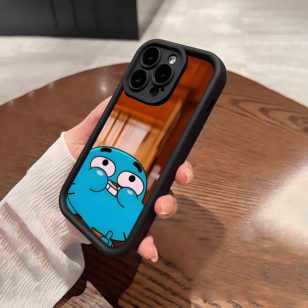 A-Amazing World Gumball Anime Phone Case For IPhone 17 Pro Max 15 Pro 16 14 Plus 12 13 Mini 11 Pro Shockproof Soft Cover