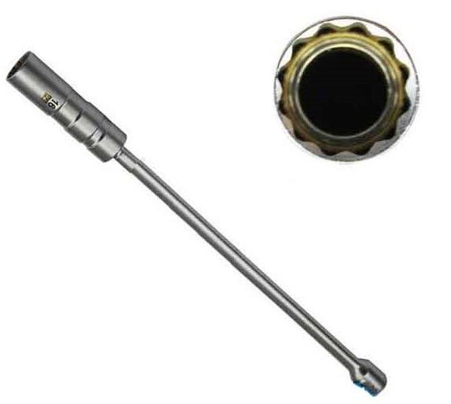 Chiave rimuovi-punto da 16mm Bussola candela a parete sottile Attacco da 3/8" Per BMW Per Mercedes Per Nissan Benz