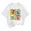 Summer Baby Girls Cotton T Shirt New Game Super Kitties Kids Clothes Tee Toddler Boys Short Sleeve Tops 2~10Y