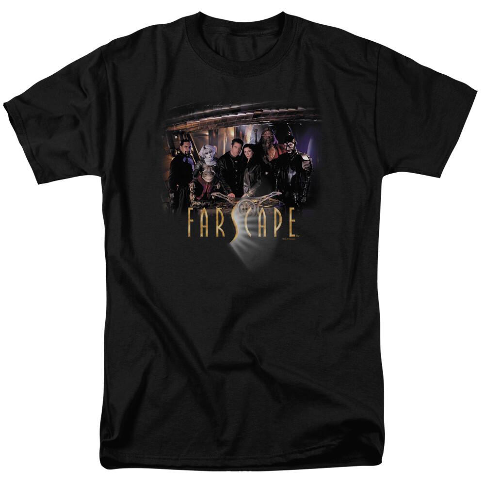 

26 Farscape Cast T Shirt Licensed Sci-Fi Alien TV Show Classic Adult Tee New Black Unisex T-Shirt XXXL