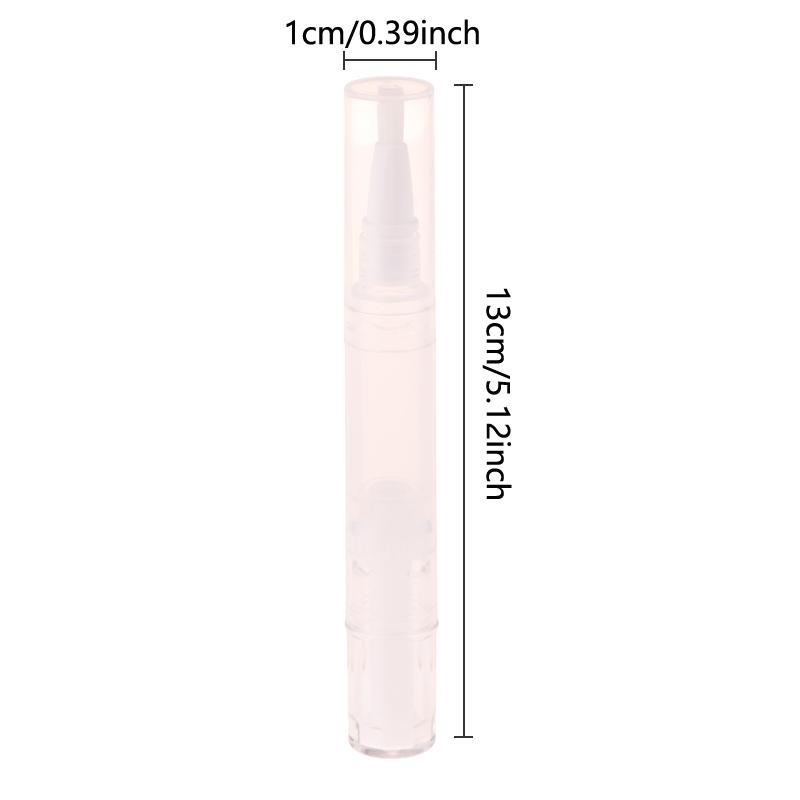 5/10pcs 5Ml Nail Oil Pen Empty Refillable Pen Cuticle Oil Pen Brush Tip Eyelash Growth Liquid Nail Polish Cuticle Oil Pen