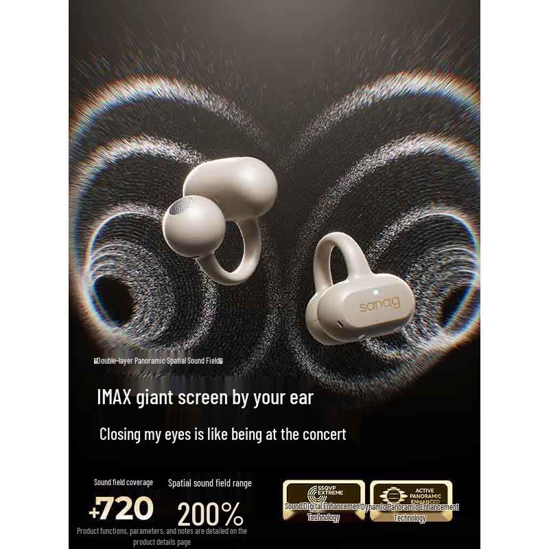 SANAG Z50 Ultra Open-Ear Clip-On Sports Bluetooth Headset