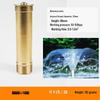 Brass Mushroom Ice Column Jet Fountain Nozzle for Pool and Rockery Landscaping