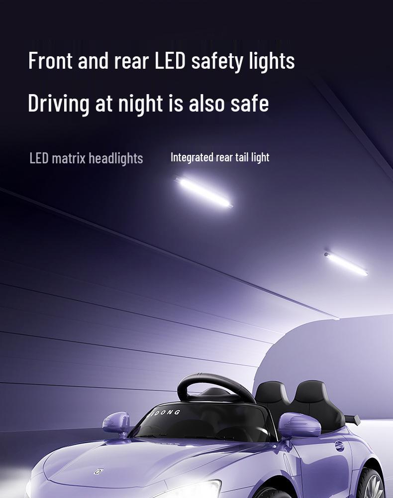 Children's Electric Ride-On Car: Four-Wheel, Rechargeable, Remote Control, Suitable for Boys & Girls