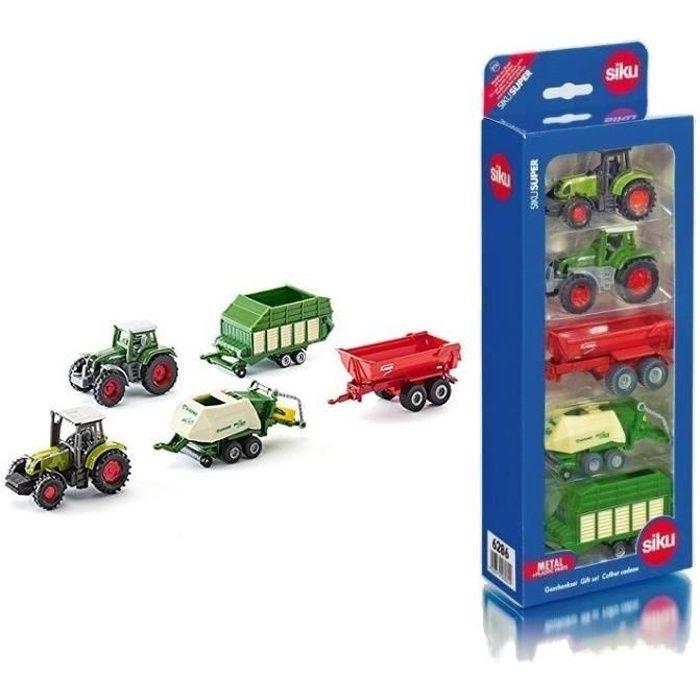 Bauernhof-Fahrzeug-Set 5 Stück - siku - Modell 6286 - Maßstab 1/64 - für Kinder ab 3 Jahren