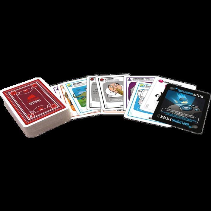 Jeu d'ambiance - ASMODEE - Exploding Kittens - Extension Imploding Kittens - 2 joueurs ou plus - 20 min de jeu