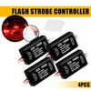 4X Flash Strobe Controller Flasher Module Box 12V for LED Brake Stop Lamp Lamp