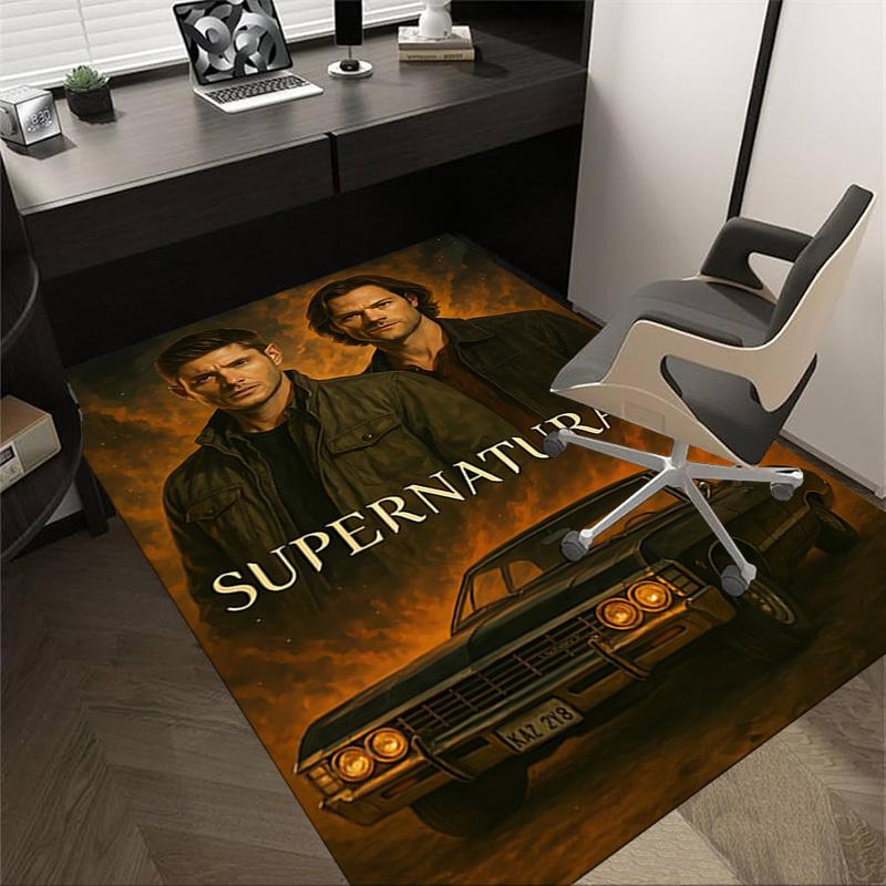 

1pc Supernatural Supernatural Carpet, Office Rug Outdoor Mat Home Decor Area Carpet Festival 60cm by 90cm