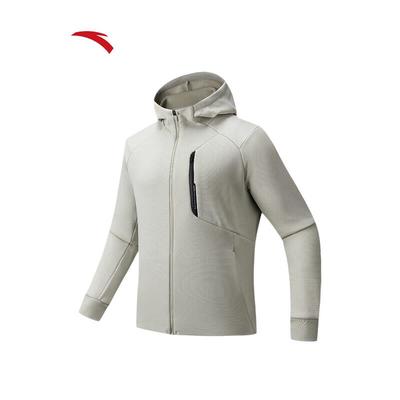 Men's Winter Fleece-Lined Hooded Training Jacket