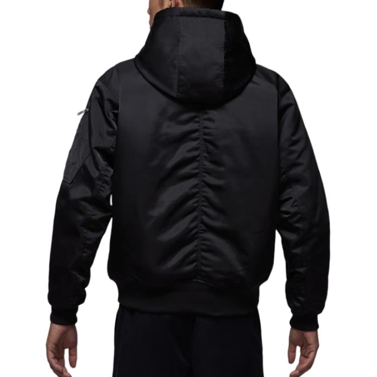 Jordan Hooded Zipper Cold Weather Warm Cotton Jacket Men Jackets HV0541-010