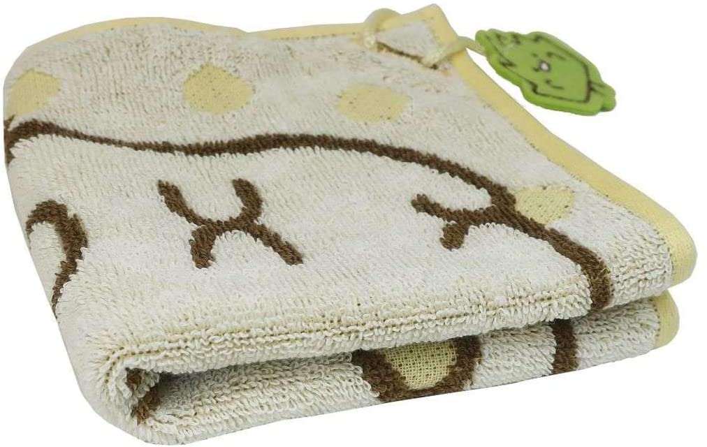 Marushin Sumikkogurashi Jacquard Handkerchief Towel Set of 3 Designs Bear and Furoshiki Cat and Zasso Penguin and Tapioca (Mini Towel) [Polar (Pink),