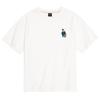 OKSTAR Cool Cotton Oversized Mini-Me Casual Brodog Embroidered Short Sleeve Tee