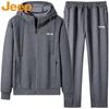 Men's Cotton Hooded Tracksuit Set