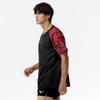 Volleyball wear N-XT Short-sleeved training jacket/windbreaker shirt for club activities V2MEC000 Unisex Black/Red XL