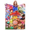 Cookie Run Kingdom Knitted Blankets Velvet Ultra-Soft Throw Blanket for Bedding Couch Bed Rug