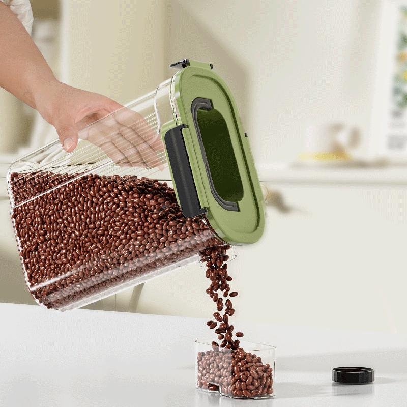 Sealed jar for homegrain tea kitchen storage jar insect-proof and moisture-proof plastic food-grade crisper rice bucket