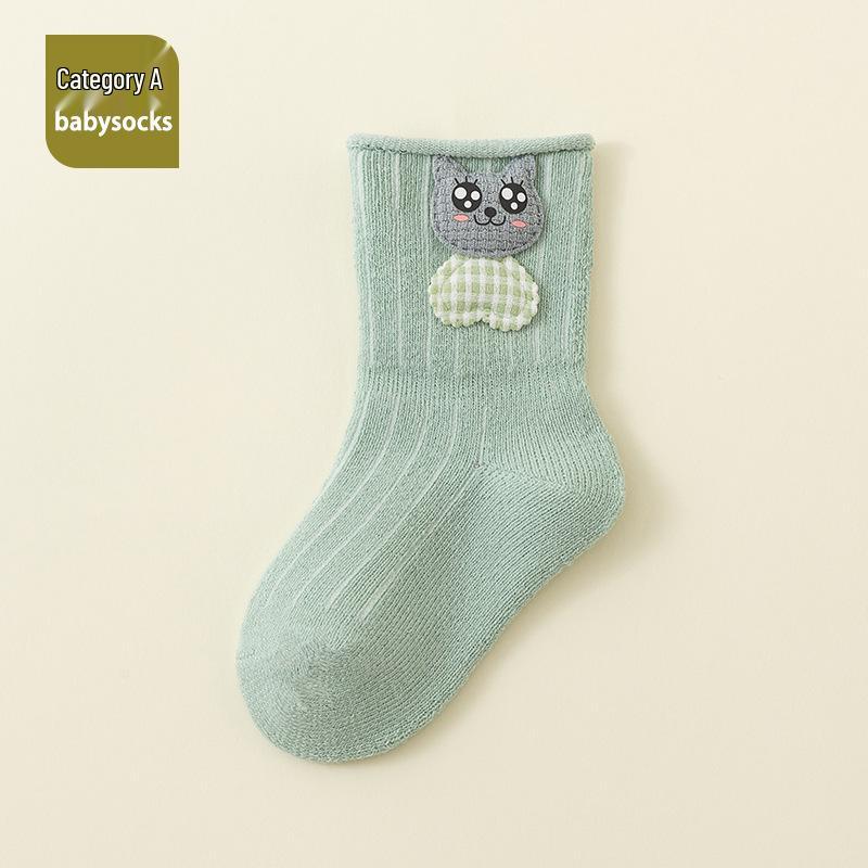 

Newborn A/W Thick Warm Cotton Floor Socks for Boys & Girls 0-1 Yr, Cute Indoor Wear M (1-3 years)