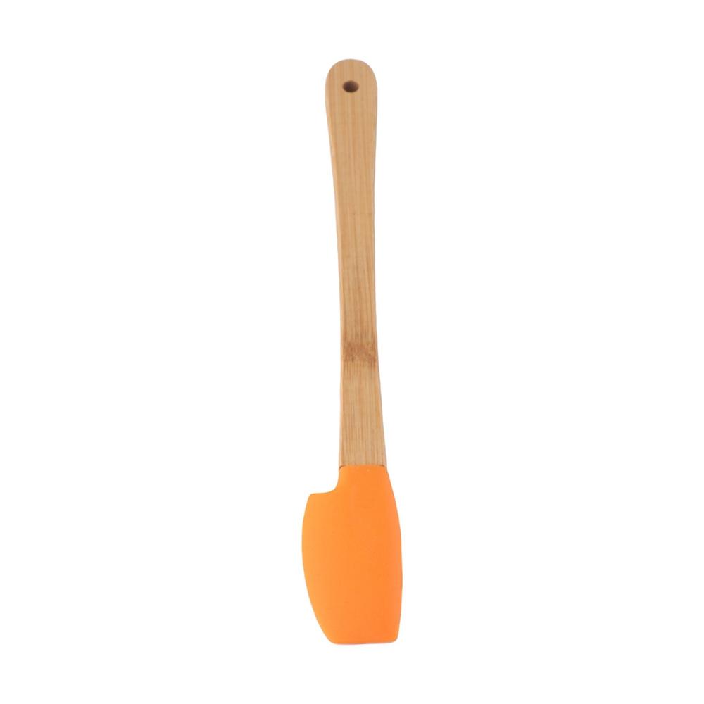 Bakeware Pastry Wooden Handle Mini Kicthen Utensils Silicone Baking Tools Brush Cake Scraper Spatula