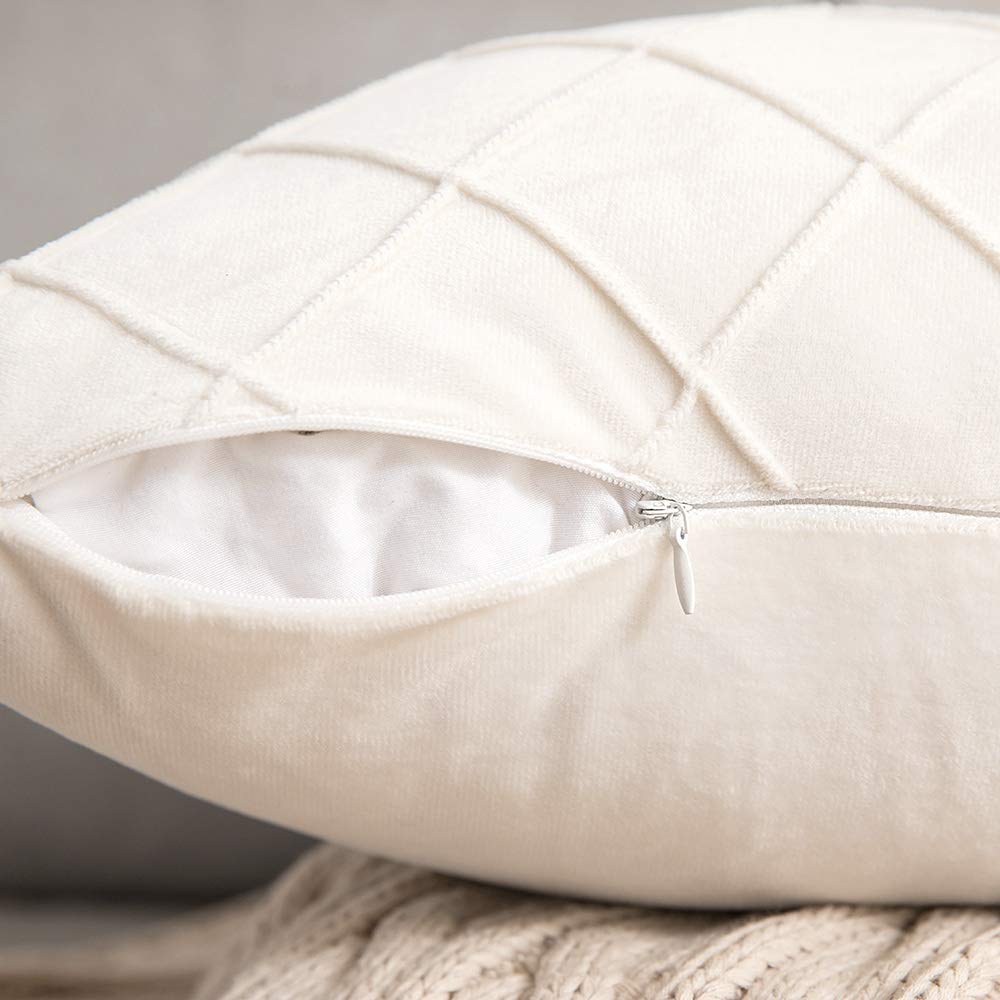Plaid Velvet Cushion Cover 30x50 45x45cm Decorative Pillow Cover for Sofa Living Room Decor Pillow Case Luxury Cushion