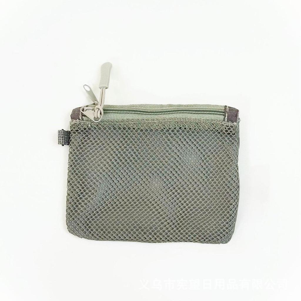 Double Layer Travel Mesh Bag: Coin Purse, Phone, Makeup, Document & Card Holder