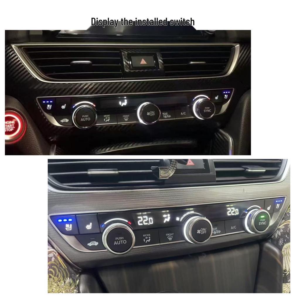 Honda Accord Seat Ventilation & Heating Control Panel Button Switch