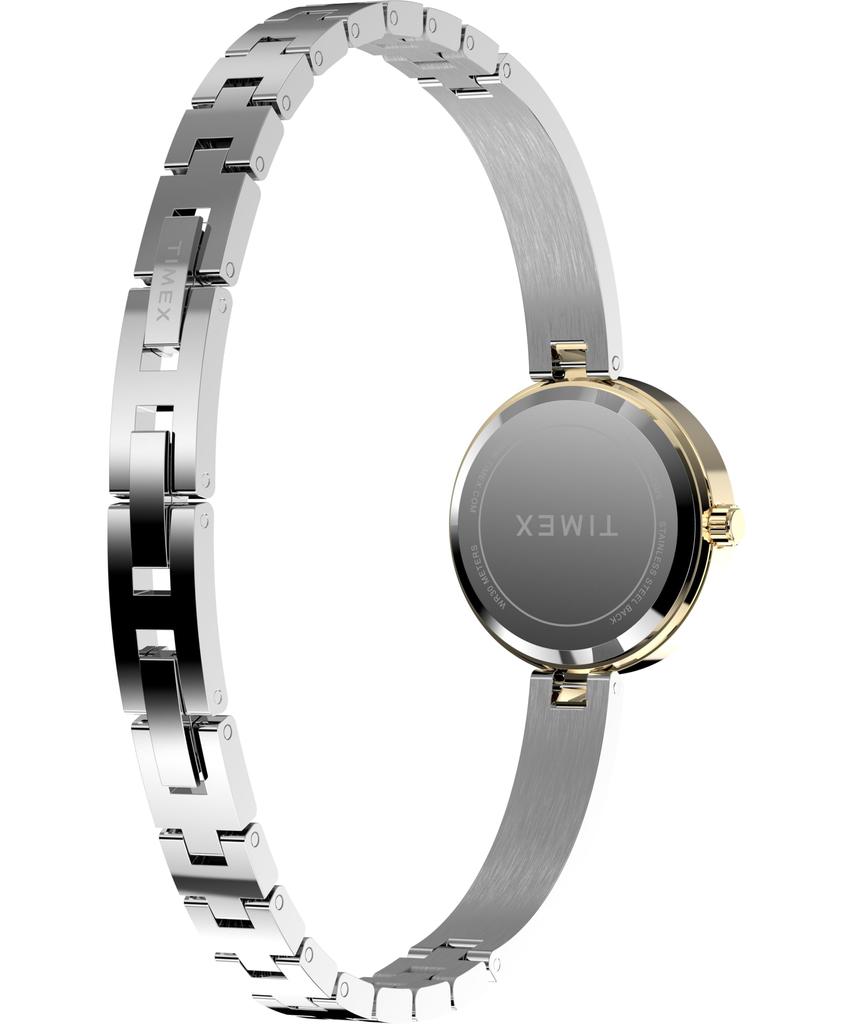 TIMEX Main Street Watch Quartz Water Resistant Mineral Glass Silver Dial TW2W96200 Unisex
