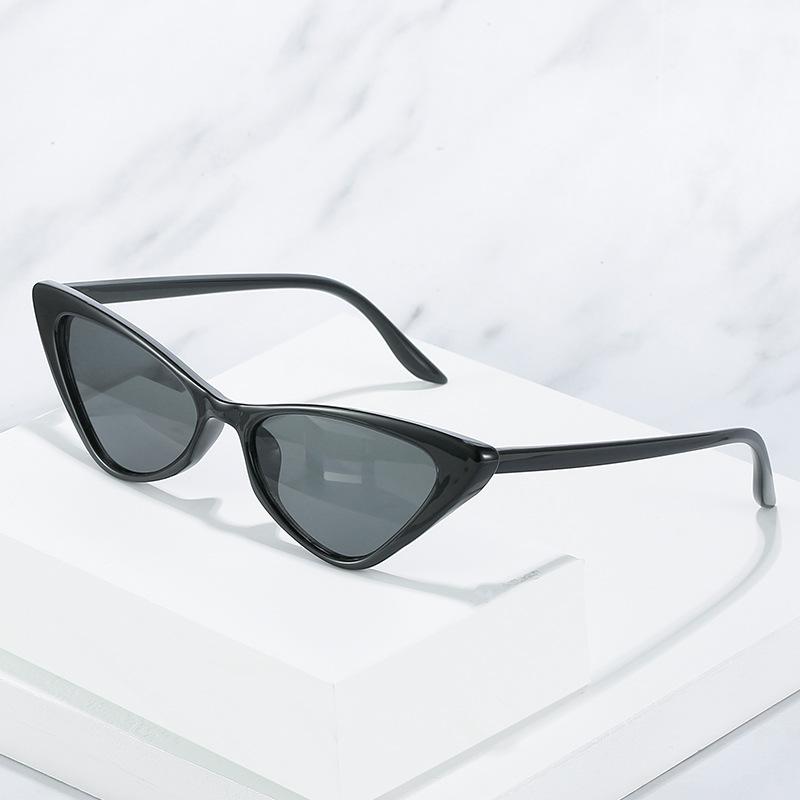 Cat'S Eye Pointed Sunglasses Trendy Small Frame Sunglasses Triangular Glasses
