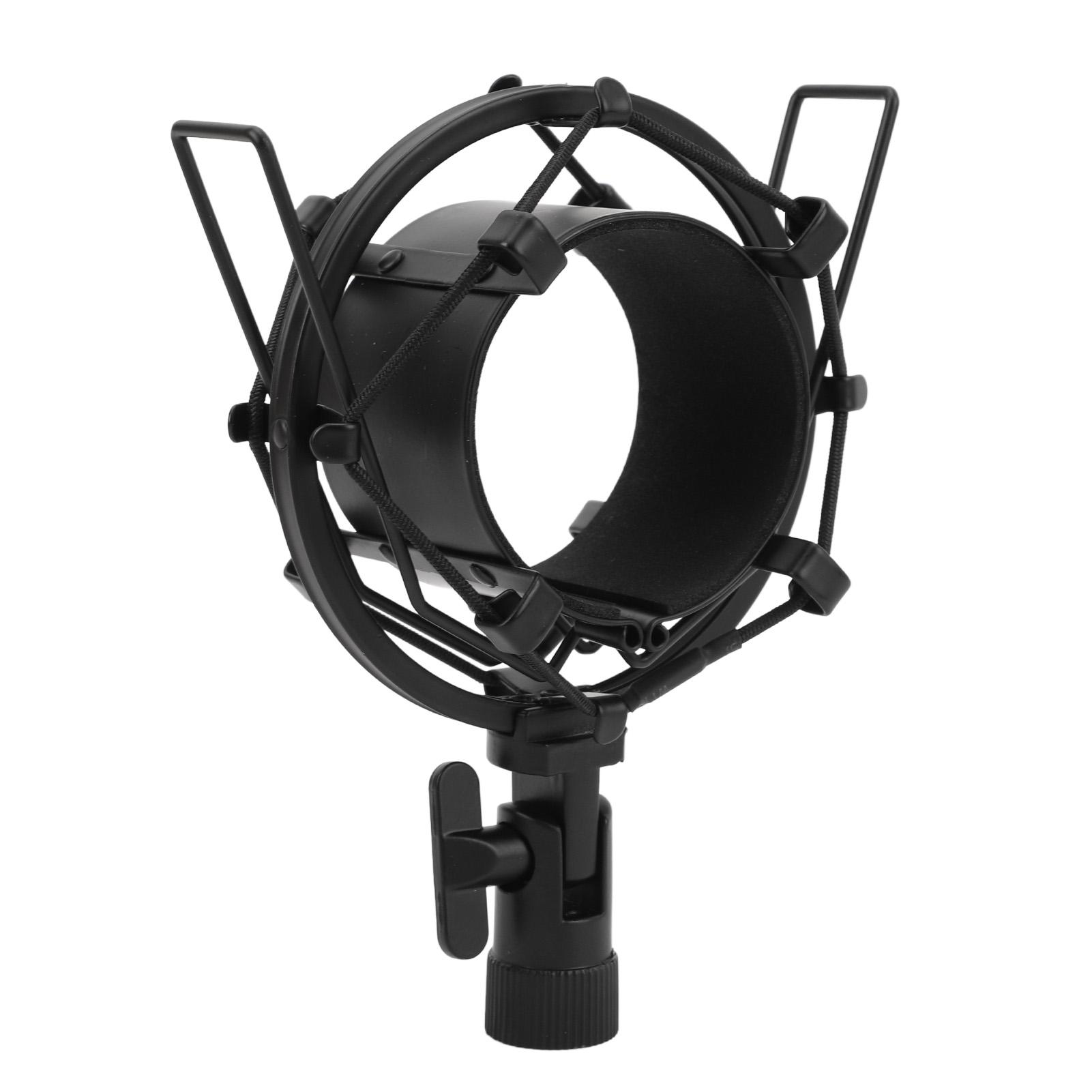 

65 мм микрофонный держатель-клипса с амортизатором, антивибрационный для студийного микрофона диаметром 55‑65 мм