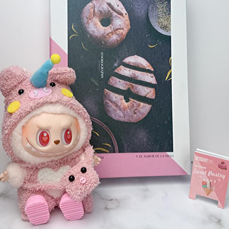 

Кукла Лабубу 17 см Плюшевый Набор для переодевания: Первое и второе поколение