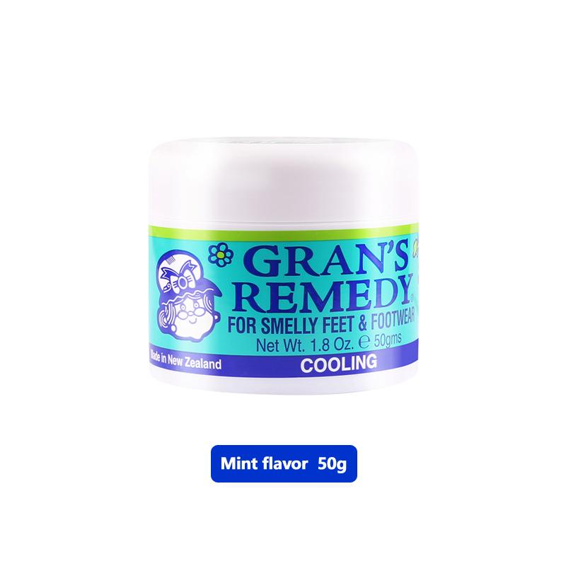 GRANS REMEDY Уход за ногами для устранения запаха ног 50 г в бутылке (Доступно 3 аромата) синий