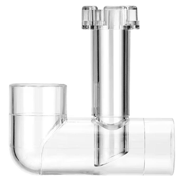 HHO-Lily Pipe Outlet Skimmer Inlet Outflow Mini Water Filter Fish Tank Aquarium 12Mm Accessories прозрачный